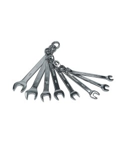 Juego de llaves combinadas pulido espejo métricas, 12 puntas, 8 piezas Surtek 100524