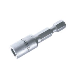 Punta de caja de poder con imán en pulgadas hexágono de 1/4", 3/8" x 2-9/16" Urrea 10536