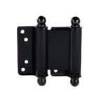 Juego de bisagras doble acción color negro, 3", 2 piezas Lock 10BR