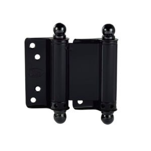 Juego de bisagras doble acción color negro, 3", 2 piezas Lock 10BR