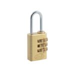 Candado de combinación programable para maleta, latón, 20 mm Lock 10CA