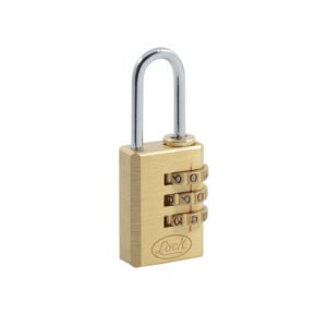 Candado de combinación programable para maleta, latón, 20 mm Lock 10CA