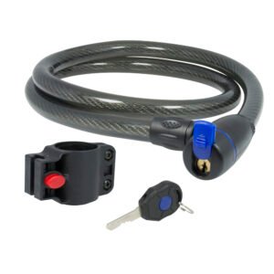 Candado cable con llave estándar 1 cm x 1 m Lock 10CN