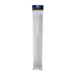 Cinchos plásticos 500 x 7.8 mm, tensión 70 Kg de 50 piezas color blanco Surtek 114229