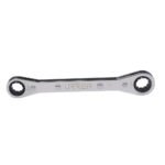 Llave de estrías pulido espejo plana de matraca en pulgadas, 12 puntas, 3/4" x 9/16" Urrea 1197