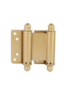 Juego de bisagras doble acción latón brillante 3", 2 piezas Lock 11BR