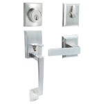 Gatillo rectangular sólido para entrada función doble, níquel satinado, visual Lock 11GA