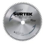 Disco para sierra circular para corte madera 30 dientes, 4" Surtek 120600