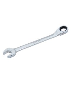 Llave combinada pulido espejo de matraca spline reversible métrica, 15 mm Urrea 1215MCMR