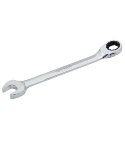 Llave combinada pulido espejo de matraca spline reversible en pulgadas, 9/16" Urrea 1218CMR