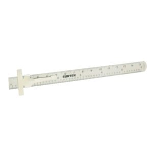 Regla de bolsillo de acero inoxidable 6" Surtek 122210