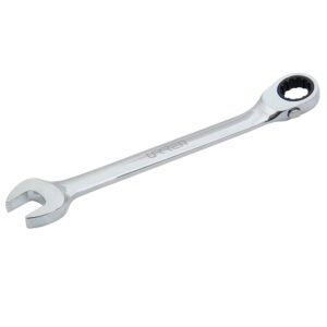 Llave combinada pulido espejo de matraca spline reversible en pulgadas, 11/16" Urrea 1222CMR
