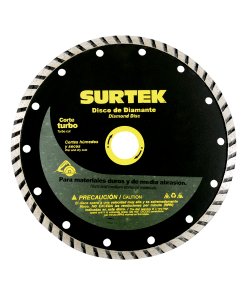 Disco de diamante turbo 4" Surtek 123470