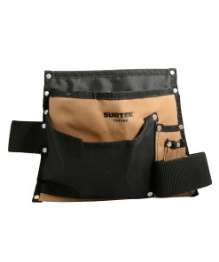 Portaherramientas de poliéster con cinturón, 7 bolsillos Surtek 124190
