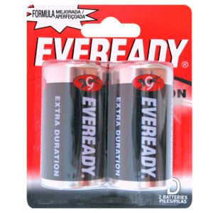 Pila alcalina Eveready® "D", 2 piezas Surtek 1250-2