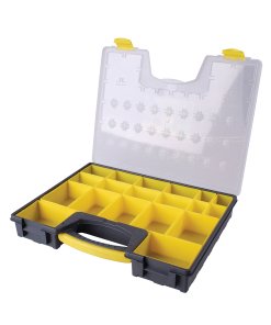 Caja organizadora plástica 16" x 13" x 2" Surtek 125011