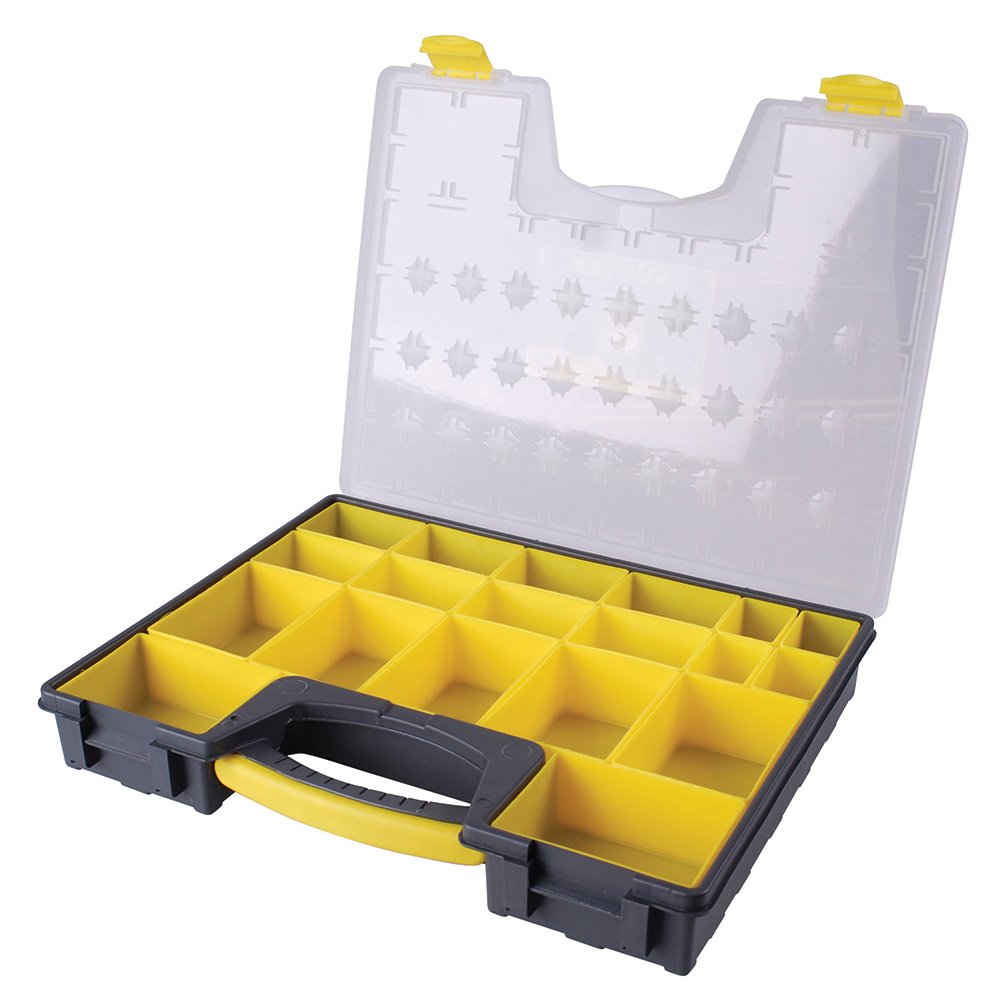 Caja organizadora plástica 16" x 13" x 2" Surtek 125011