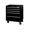 Gabinete móvil color negro 5 gavetas 27" Surtek 125113