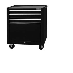 Gabinete móvil color negro 4 gavetas 27" Surtek 125114