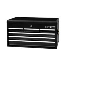 Gabinete móvil color negro superior 6 gavetas 26" Surtek 125115