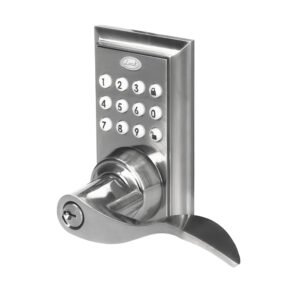 Cerradura digital tipo botón con manija, llave estándar Lock 12CD