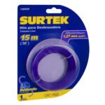 Nailon para desbrozadora en blíster, 1.27 mm x 15 m Surtek 130259