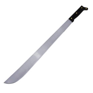 Machete troquelado con mango negro recto 16" Surtek 130499