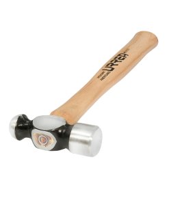 Martillo maquinado de bola con mango de madera hickory Americano de 18", 48 oz Urrea 1348P