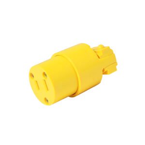 Contacto blindado plástico polarizado, color amarillo Surtek 136409