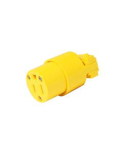 Contacto blindado plástico aterrizado, color amarillo Surtek 136410