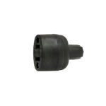 Contacto de hule oval, color negro Surtek 136418