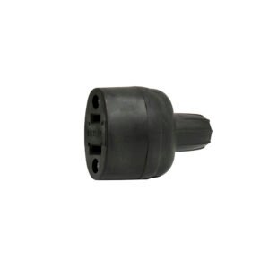 Contacto de hule oval, color negro Surtek 136418