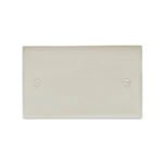 Placa ciega plástica, línea estándar, color marfil Surtek 136603