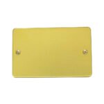 Placa ciega de aluminio, línea estándar, color oro Surtek 136610