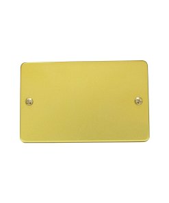 Placa ciega de aluminio, línea estándar, color oro Surtek 136610