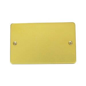Placa ciega de aluminio, línea estándar, color oro Surtek 136610