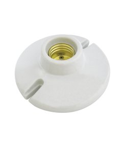 Portalámpara redonda de porcelana para techo 4" Surtek 136664
