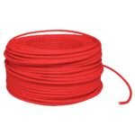 Cable eléctrico THW calibre 8, 100 m color rojo Surtek 136941