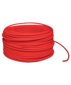 Cable eléctrico THW calibre 8, 100 m color rojo Surtek 136941