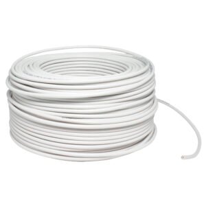Cable eléctrico THW calibre 8, 100 m color blanco Surtek 136942