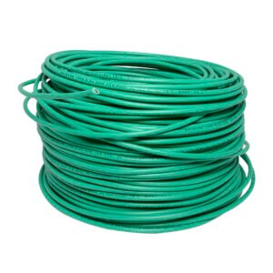 Cable eléctrico THW calibre 8, 100 m color verde Surtek 136943