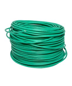 Cable eléctrico THW calibre 10, 100 m color verde Surtek 136947
