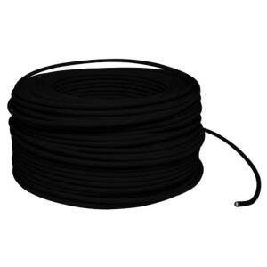 Cable eléctrico THW calibre 12, 100 m color negro Surtek 136948
