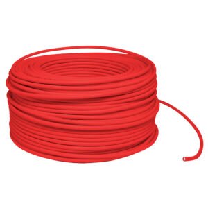 Cable eléctrico THW calibre 12, 100 m color rojo Surtek 136949