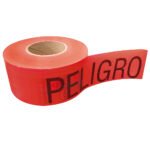 Cinta para barricada "PELIGRO" ancho 3" de 100 m Surtek 137298