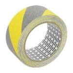 Cinta antiderrapante ancho 48 mm de 5 m, color amarillo/gris Surtek 137369