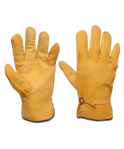 Guantes tipo argonero de piel de vacuno con cintillo unitalla Surtek 137412
