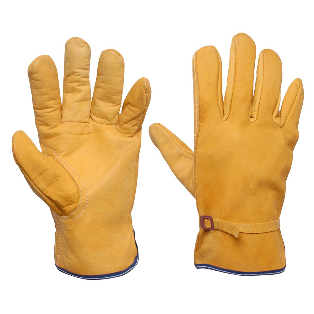 Guantes tipo argonero de piel de vacuno con cintillo unitalla Surtek 137412