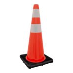 Cono de precaución con banda reflejante, 45 cm Surtek 137461