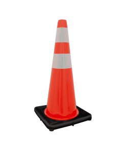 Cono de precaución con banda reflejante, 90 cm Surtek 137600